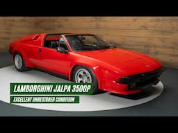 Lamborghini Jalpa 3500P | #420 of 420 | 29,757 KM | 2 Owners | 1989 -VIDEO- www.ERclassics.com