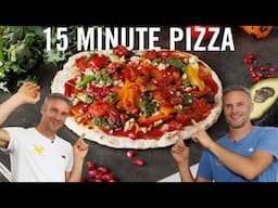 The Secret to PERFECT Pizza in Just 15 Minutes NO KNEAD