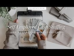 Cash Stuffing | $1,295 | June No. 2 | Self-Employed Income | Savings Challenges | SheSaidYes