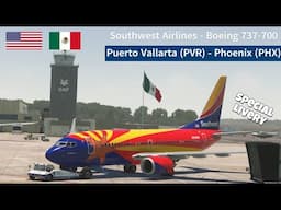 Southwest "Arizona One" Boeing 737-700 |Puerto Vallarta (PVR) ✈ Phoenix (PHX)
