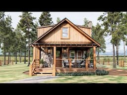 20'x33' (6x10m)  My Dream Cozy Home Found! | Cozy Small House Design