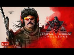 🔴LIVE - DR DISRESPECT - TRIPLE THREAT CHALLENGE - WZ, PUBG, TARKOV