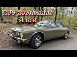 The Now Fern Grey XJC is Done! - Jaguar XJC Manual Restoration