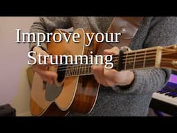 Guitar Strumming Separating Lows from Highs