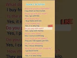 At Shopping - english speaking practice