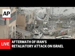 LIVE: Aftermath of Iran’s retaliatory attack in central Israel