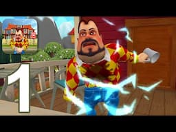 Dark Riddle 1: Scary Neighbor - Gameplay Walkthrough Part 1 - Tutorial & All Levels (iOS, Android)