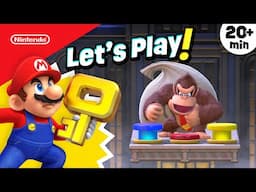 Let’s Play Mario vs. Donkey Kong Part 4 😆 Gameplay For Kids | Play Nintendo