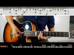 Hino Em Espírito , E em verdade no Violão #harpacrista #violao