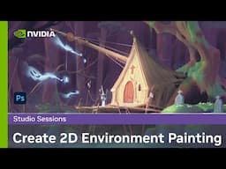 [Photoshop] Create a 2D Narrative Environment Painting (Fishing House) w/ Florent Boston