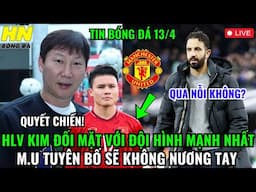 🔴TRỰC TIẾP: HLV KIM ĐỐI MẶT VỚI ĐỘI HÌNH MẠNH NHẤT, M.U TUYÊN BỐ SẼ KHÔNG NƯƠNG TAY