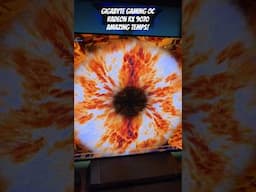 GIGABYTE GAMING OC Radeon RX 9070 Amazing Temps #amd #radeon #9070
