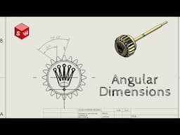 How to Create Angular Dimensions | Solidworks Drawing Tutorial for Beginners
