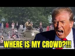 Trump Birthday Parade a DISASTER... LOW ATTENDANCE... He Might Push a Button!