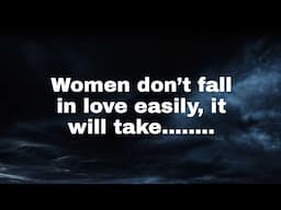 Women don’t fall in love easily, it will take........(Psychological Facts About Love) Love Facts