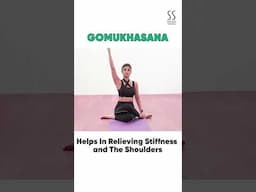 Gomukhasana Pose | Open Your Hips & Shoulders #shilpashetty  #fitnesschallenge