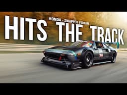 Enzo Ferrari would cry.... Our Turbo Honda-Powered Ferrari rips at GridLife SC