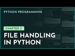 File Handling in Python | Chapter-11 | Python Programming | nesoacademy.org