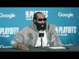 James Harden Postgame; Clippers beat the Denver Nuggets in Game 2 of the playoffs