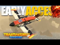 Built a Fighter to Explore New Worlds!  [E7] Trailmakers Pioneers Preview!