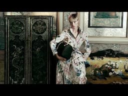 Edie Campbell and Andy Locked Bag by Norman Jean Roy