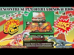 Unboxing Dimetrodon y Monolophosaurus Dino Rivals, Figuras Super Raras!!