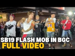 FULL VIDEO: SB19 FLASH MOB IN BGC performs ‘DAM’ & ‘DUNGKA’ A’tin NASURPRISE!