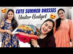 Cute Summer Dresses Under Budget 😱😱 || Heavenly Homemade