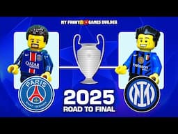 Road To Champions League Final 2025 • PSG vs Inter in lego