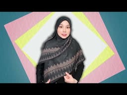 Cara Memakai Hijab Segi Empat Sopan Buat Lebaran