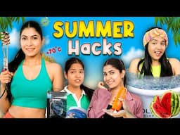 Summer Hacks - Desi vs Modern | Indian Family Comedy | Anaysa