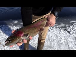 Ice Fishing Six Lakes Utah For Big Trout A Winter Wonderland Adventure
