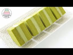 말차시폰샌드 : 롤케이크 말기가 어렵다면 샌드위치로 / Matcha Chiffon Sandwich