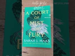 Obsessed with #sarahjmaas such a great series of books 📚 and they’ve renewed my love of reading!