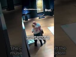 Couple caught on camera breaking chair at museum in Italy