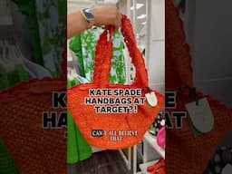 Kate Spade x Target?! #handbags #shopping #trending