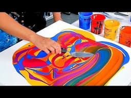 These Colors and Acrylic Pouring Techniques Will Make You Say WOW!