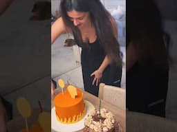AMAZING ❤️ #dishapatani cuts her birthday cake with friends #shorts #bollywood #actress #birthday