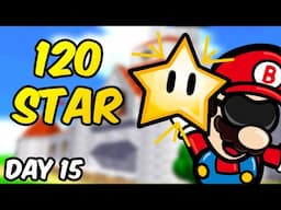 BLINDFOLDED SM64 - 120 Star for World Record (Day 15)! Speedruns, TTM and Majoras Mask!