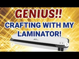 Crafting with my LAMINATOR!!❤️