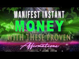 Manifest Instant Money with these proven Affirmations 💶 💵 💸 💴 (Super⚡Charged)