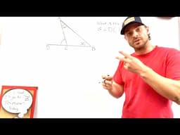 Exterior Angle Theorem (2 ways tho think about this problem)