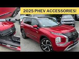 4x 2025 Mitsubishi outlander PHEV accessory review!