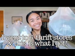30 items for $71.07 Thrift Haul + Try-on | Camille