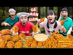 Hà Sam Làm Gà Rán Chiên Giòn Trong Rừng - Gà Rán Giòn Ngon Đỉnh Cao