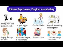Idioms & phrases | English new vocabulary | English idioms