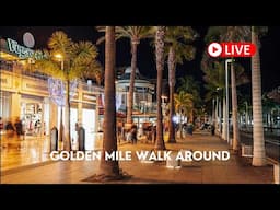 🔴 LIVE | Las Américas Tenerife | Golden Mile Evening Walk