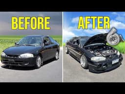FULL BUILD - BUILDING AN OLD TURBO MITSUBISHI LANCER