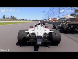 Forza Motorsport Up 21: Honda IndyCar '25 (Oval Course kit) - Indianapolis Speedway [4K.XSX]