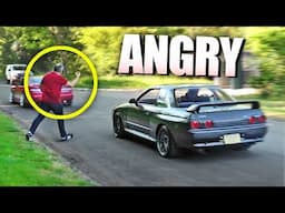 LOUD JDM Cars Disturb ANGRY Spectators Leaving a Car Show!